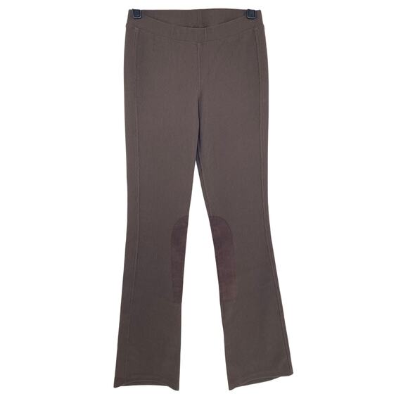 Kerrits Brown Ribbed Knee Patch Bootcut Riding Equestrian Pant Girls XL - Picture 1 of 9